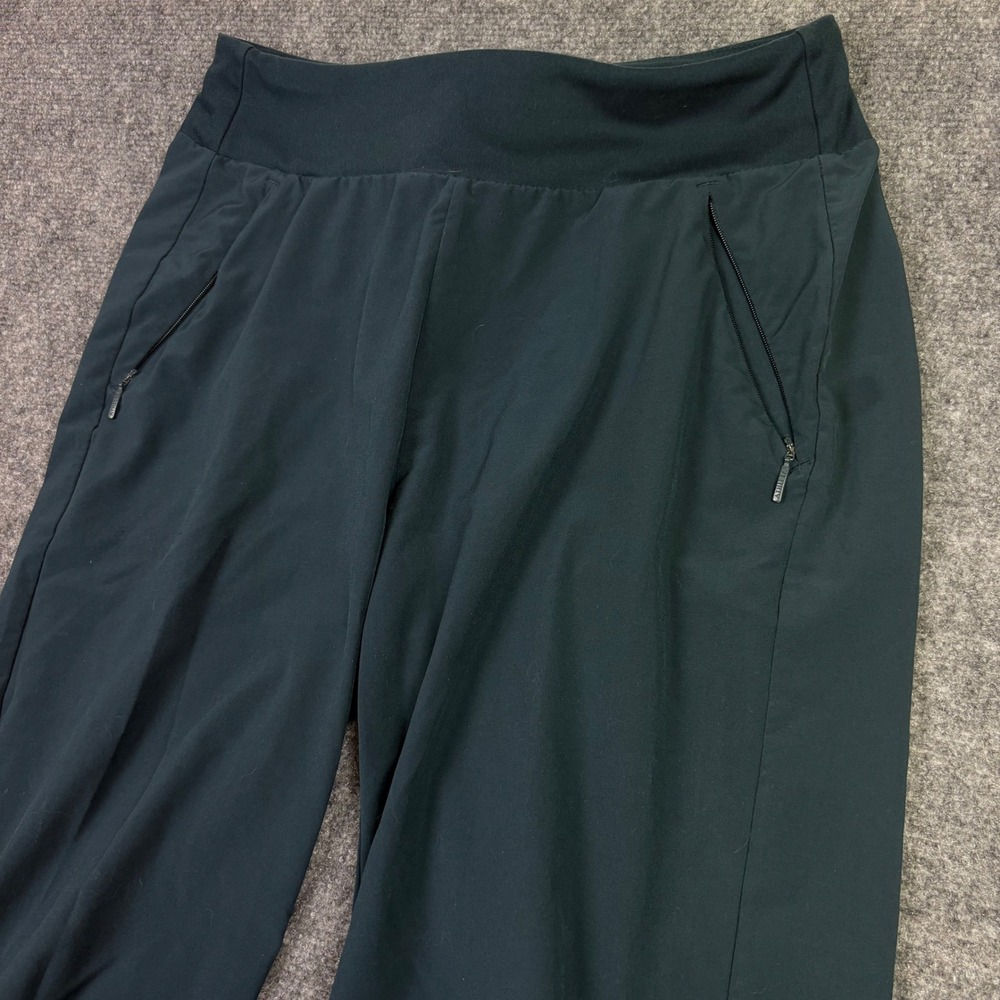 Athleta Trekkie North Joggers Womens 8T Teal Green Tall Hiking Travel Pants